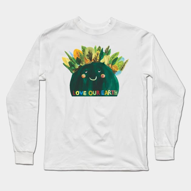 Love our Earth Long Sleeve T-Shirt by russodesign